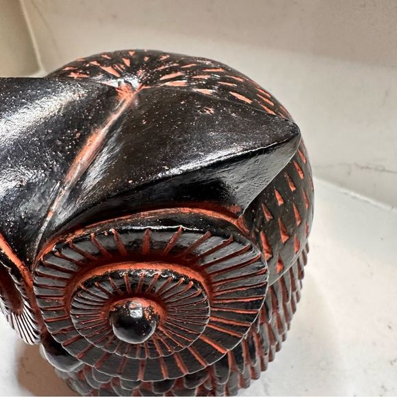 Sylvia Hood Original | Signed Rare Mid Century Find/ Large Hand Carved & Painted - Picture 5 of 6